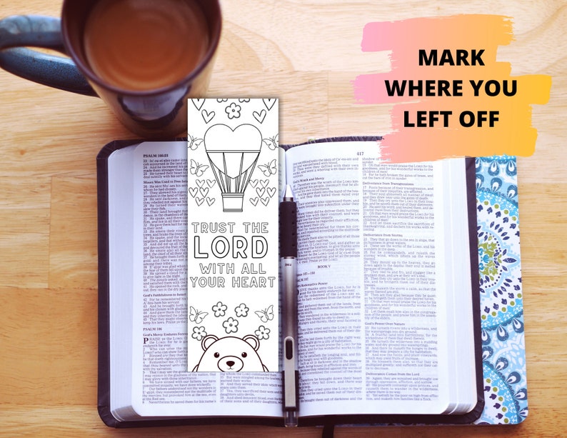 CHRISTIAN PRINTABLE BOOKMARKS, Color Your Own Bookmarks Bible ...