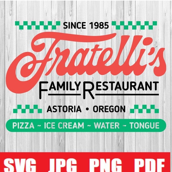 Fratelli's Family Restaurant SVG file, Cricut file, Silhouette file