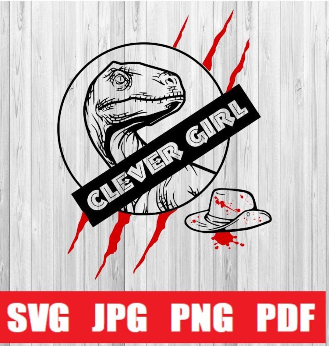Clever Girl SVG File, Cricut File, Silhouette File Etsy