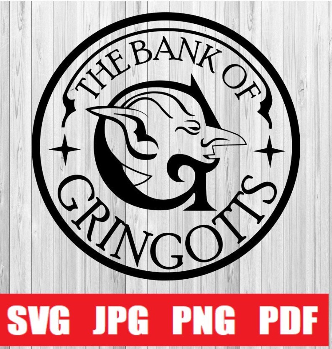 The Bank of Gringotts SVG File, Cricut File, Silhouette File - Etsy