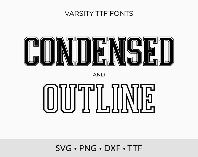Varsity Fonts Svg Bundle, Split Alphabet Svg, Svg for Shirts, Sports ...