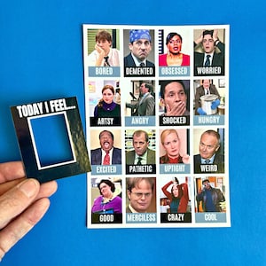 Office Mood Magnets - The Office Magnets - The Office Decor - The Office Gifts -  The Office Show Magnet - The Office Merch - Prison Mike