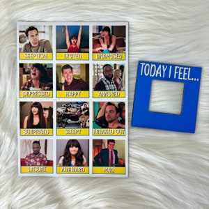 New Girl Mood Magnet | Nick Miller | Schmidt | Jessica Day | Winston Bishop| Photo Magnet