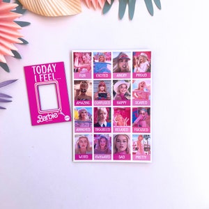 Doll Movie Mood Magnet - Funny Magnet - Pink Decor - Gifts For Your Best Friend - Party Favors - Cute Magnets - Pink Cowgirl Party - Malibu
