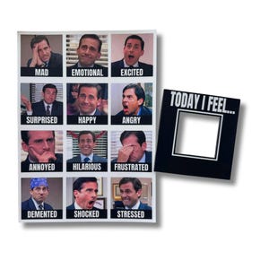 Michael Scott Stimmungsmagnet - Prison mike - Michael Scott Geschenke - Steve Carrell - The Office Magnete - The Office Merch - Lustige Magnete