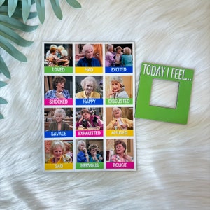 Golden Girls Mood Magnet, Dorothy Zbornak, Blanche Devereaux, Sophia Petrillo, Gifts for Grandma