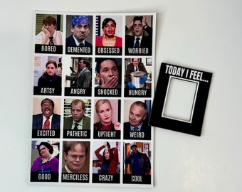 Aimant d'ambiance The Office - The Office Gifts - Dunder Mifflin - Prison Mike - Michael Scott - Schrute Farms - Dwight Schrute - Jim et Pam