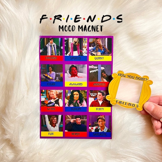 Friends Mood Magnet Friends Tv Show Gifts Central Perk 