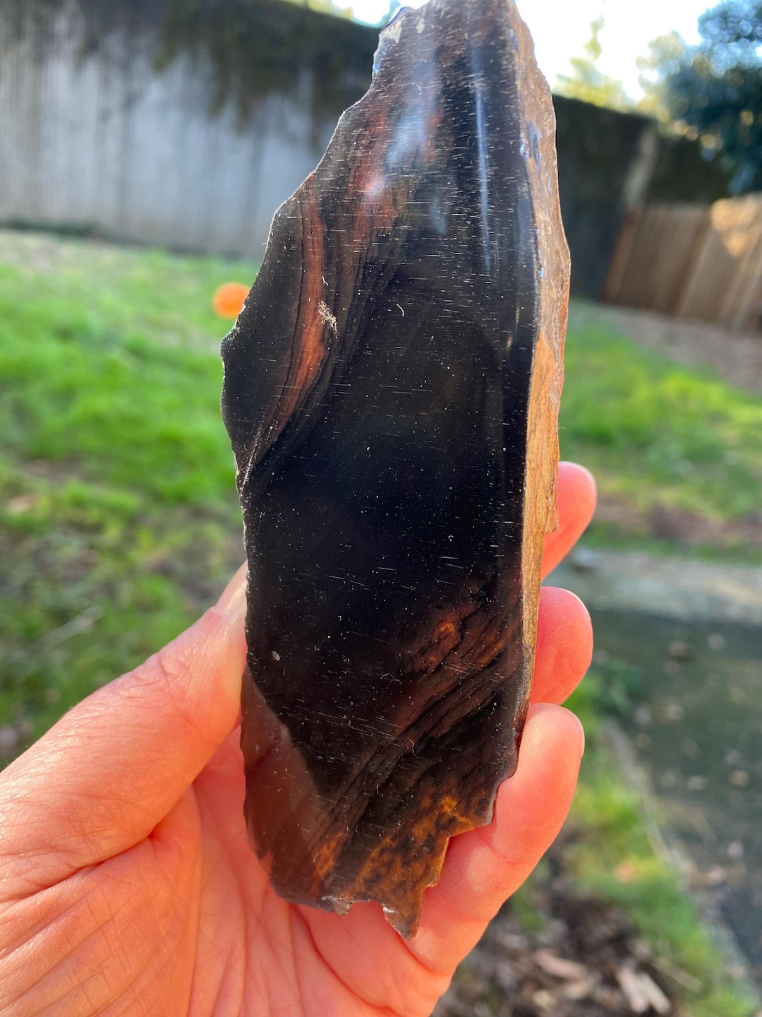Glass Butte Mahogany Obsidian, Cut and Polished - Etsy
