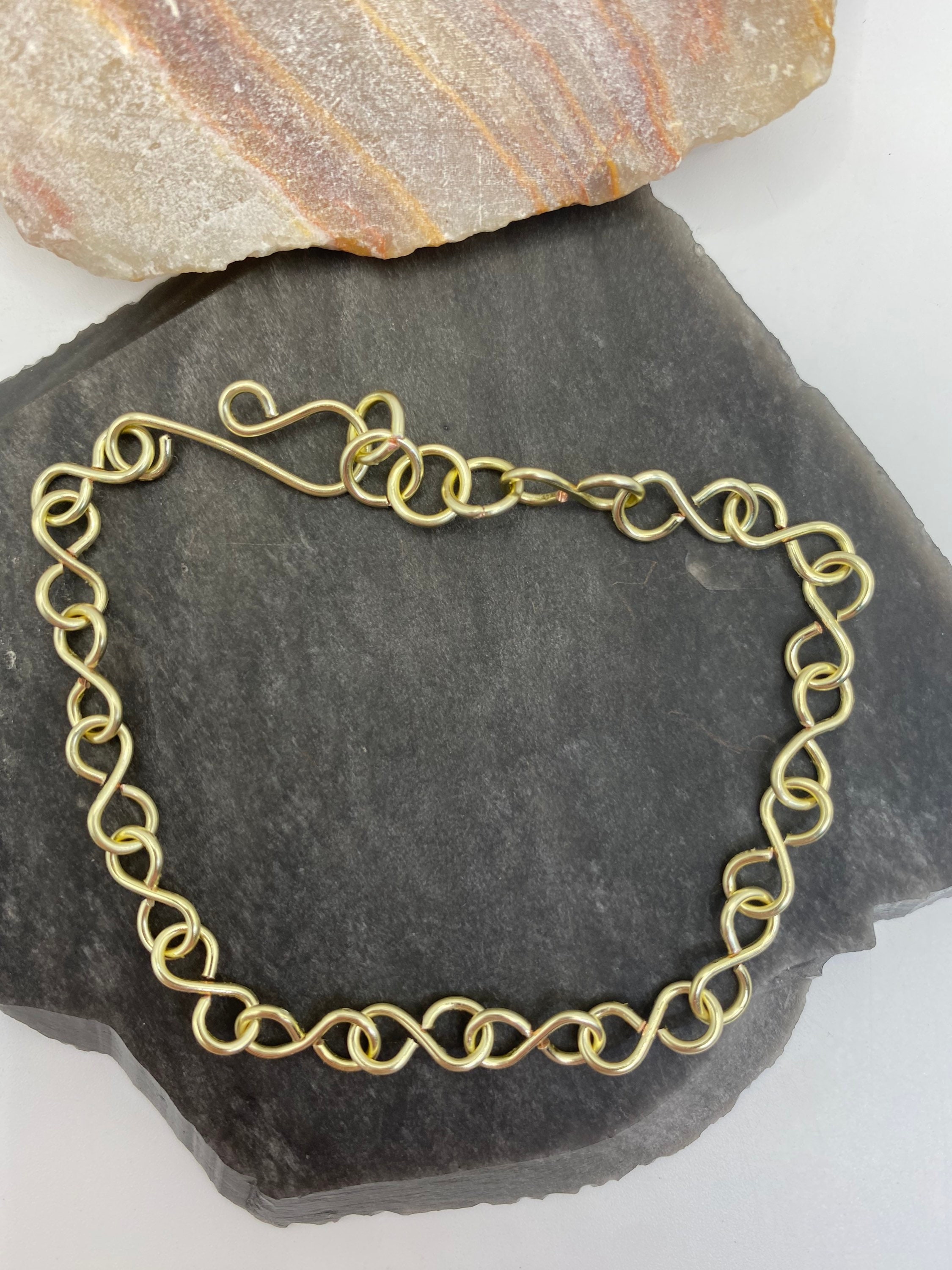 Infinity, Figure Eight, Chain and Link, Style Bracelet Infinity, Figure Eight, Chain and Link, Style Bracelet