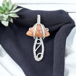 Sunstone Jewelry, Sunstone Pendant, Sunstone Necklace, Copper Jewelry, Copper Necklace, Gemstone Necklace, Gemstone Pendant, Gemstone, Gift