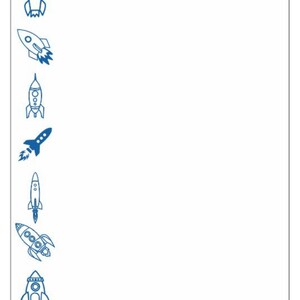 NP13 Rocket Ship Note Pad