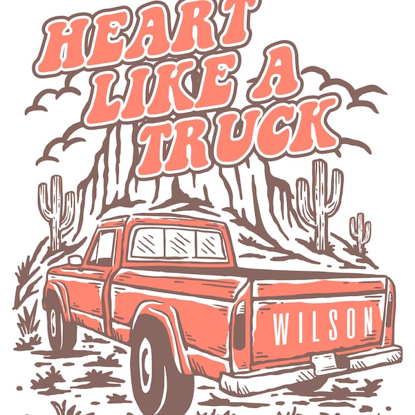 Lainey Wilson Heart Like A Truck Graphic