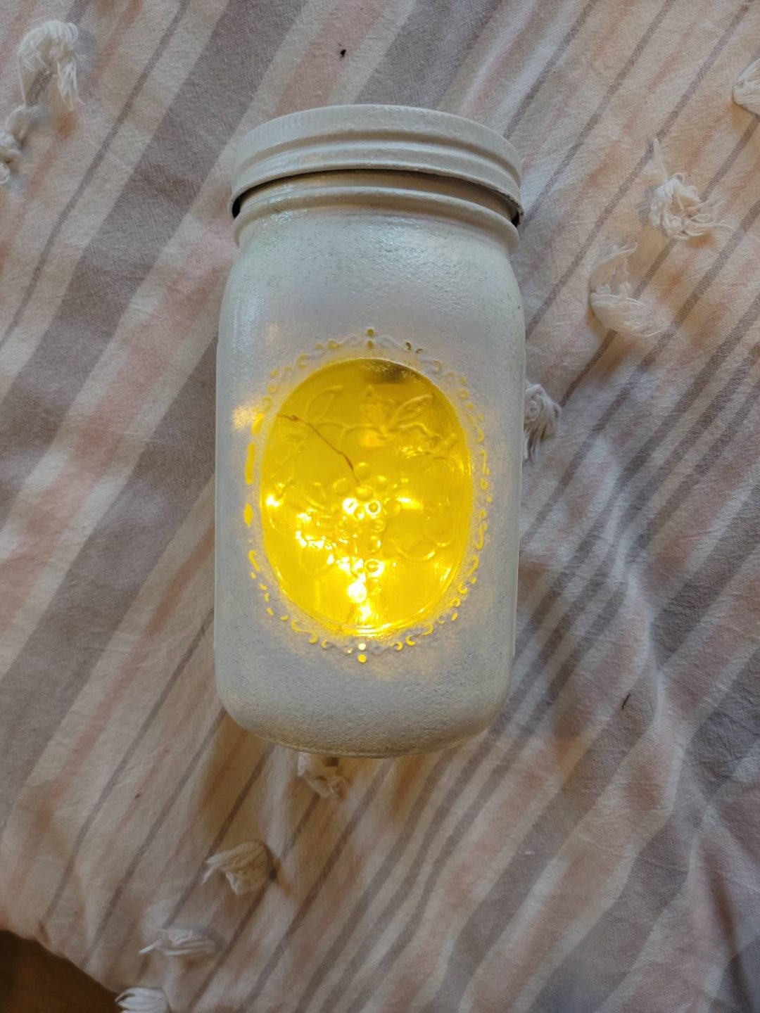 FAIRY NIGHTLIGHT MASON Jar, Twinkle Lights, Night Light, Custom Made