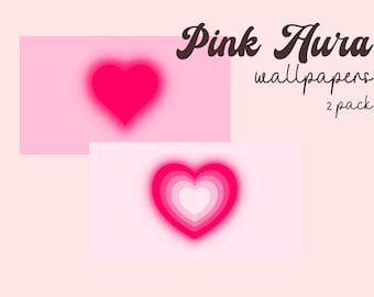 Pink Aura Heart Wallpapers