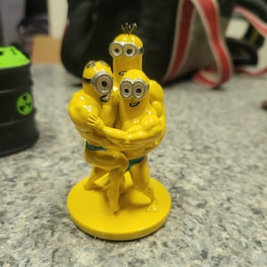 Swole yellow guys