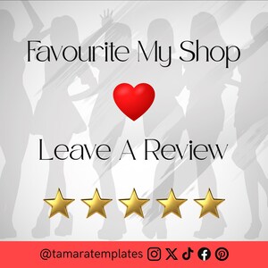 Favourite my shop and leave a review.