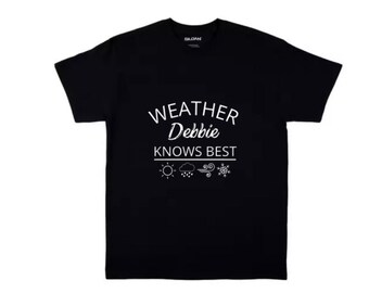 Weather T-Shirt.    (Name can be changed)