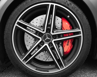 Mercedes AMG GT Wheel e Calliper Car Print