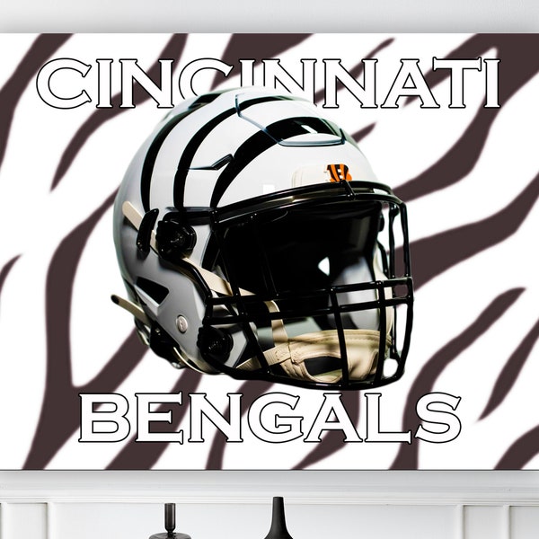 Cincinnati Bengals White Helmet Svg Etsy