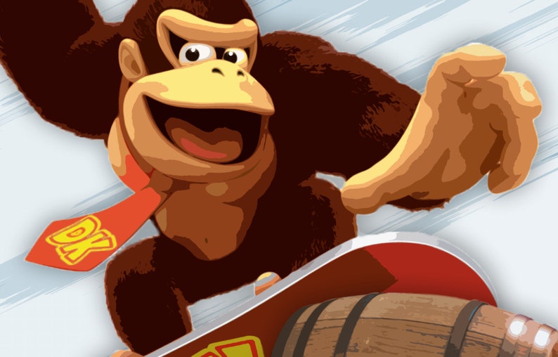 Digital Download Donkey Kong Printable Posters Set of 3 Home - Etsy