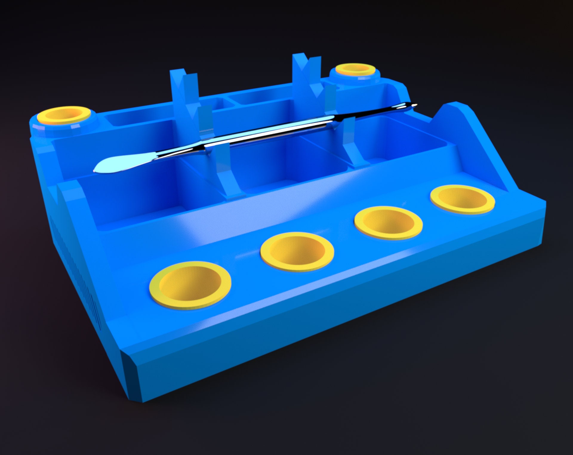DABDOCK™ royal Blue 3D Printed Dab Tool Organizer With Etsy