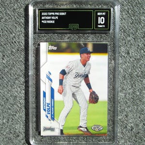 Anthony Volpe Rookie Baseball Card Topps Minor League Yankees GEM MINT 10