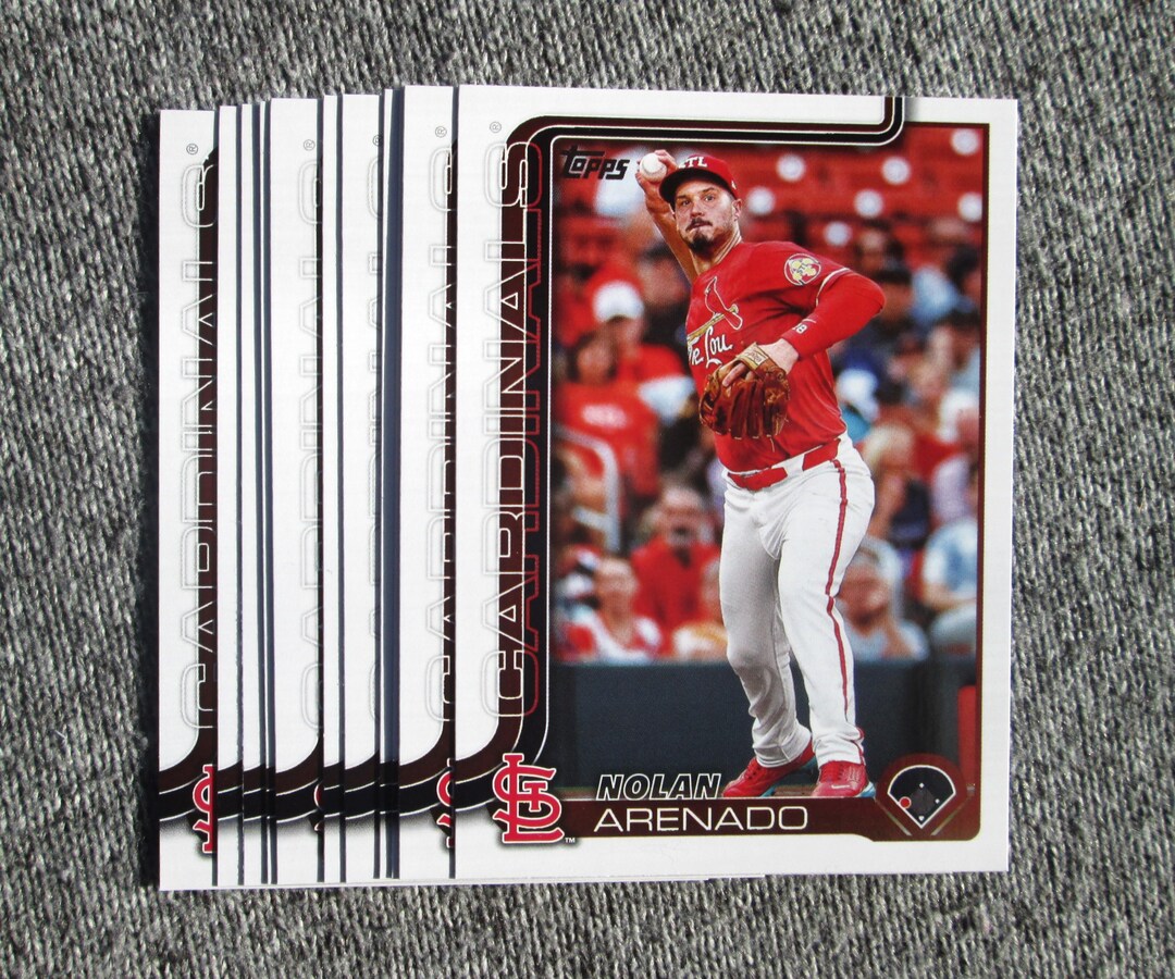 St. Louis Cardinals Baseball Cards 2025 Topps Team Set - Etsy