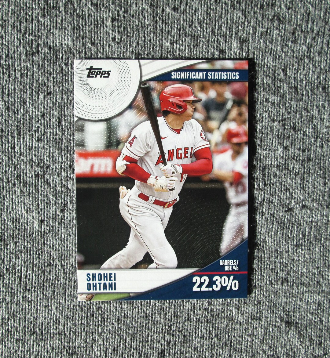 Shohei Ohtani Topps Significant Statistics 2 Etsy