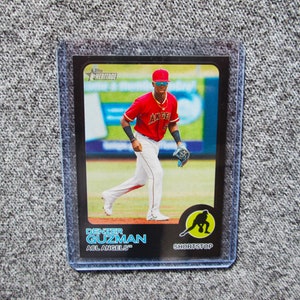 Denzer Guzman ACL Angels Topps Heritage Minor Black Rookie 50 made