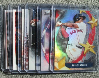 Rafael Devers Baseball Cards Topps Rookie Boston Red Sox