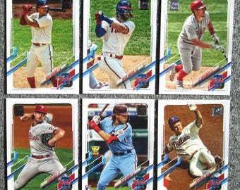 Philadelphia Phillies Cards 2021 Topps Team Set Alec Bohm Rookie Variation
