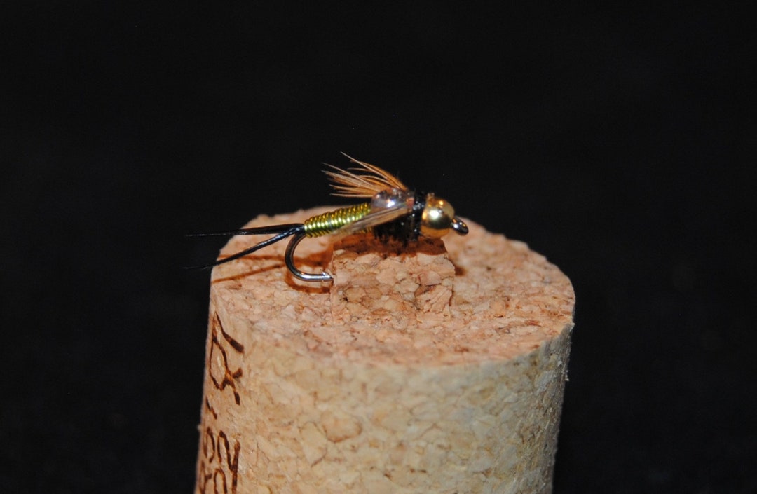 Copper John Chartreuse Bead Head Flashback Fly Fishing Flies Choose ...