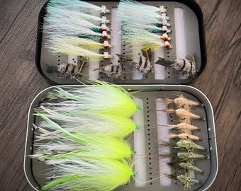 Kwan Slider Fly Six Pack for Fly Fishing Redfish, Speckled Trout