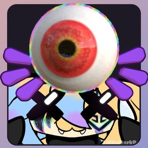 VTuber Plus Throwable Asset | Halloween Spooky Eyeballs | Stream Asset