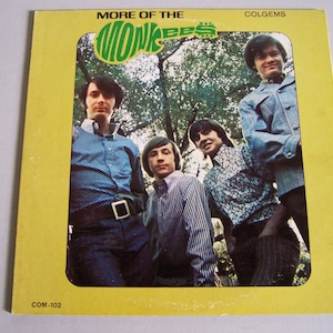 The Monkees - More of the Monkees - Vinyl LP Record Album - VG- Vinyl - Jacket VG+ (Scarce Mono Album)