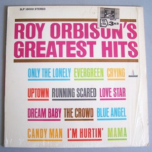 Roy Orbison - Roy Orbison&#39;s Greatest Hits - Vinyl LP Record - VG+ Vinyl - Jacket Vg+ (Monument Records SLP 18000) - 1962