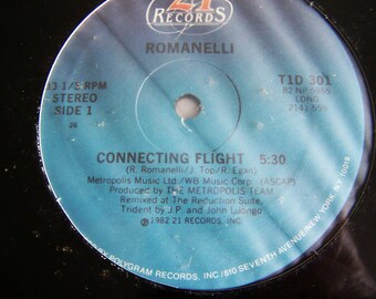 Unopened Sealed - Romanelli Connecting Flight/Chain Reaction Vinyl EP - 1982