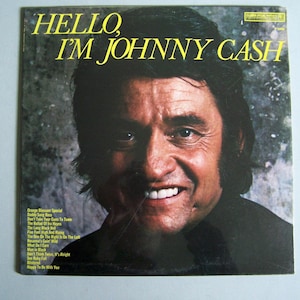 Factory Sealed - Johnny Cash - Hello, I&#39;m Johnny Cash - Vinyl Record LP Album - Sealed Mint Vinyl - Jacket Excellent in Original Shrink