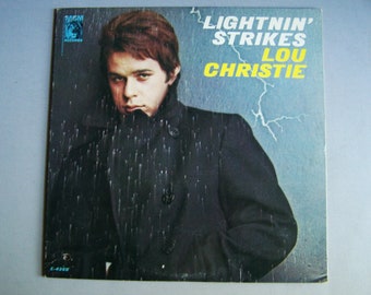 Lou Christie - Lightnin' Strikes Vinyl LP - 1966 MGM Records VG+