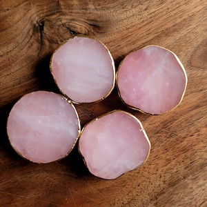 Rose Quartz Phone Grip | Real Quartz | Pink Quartz