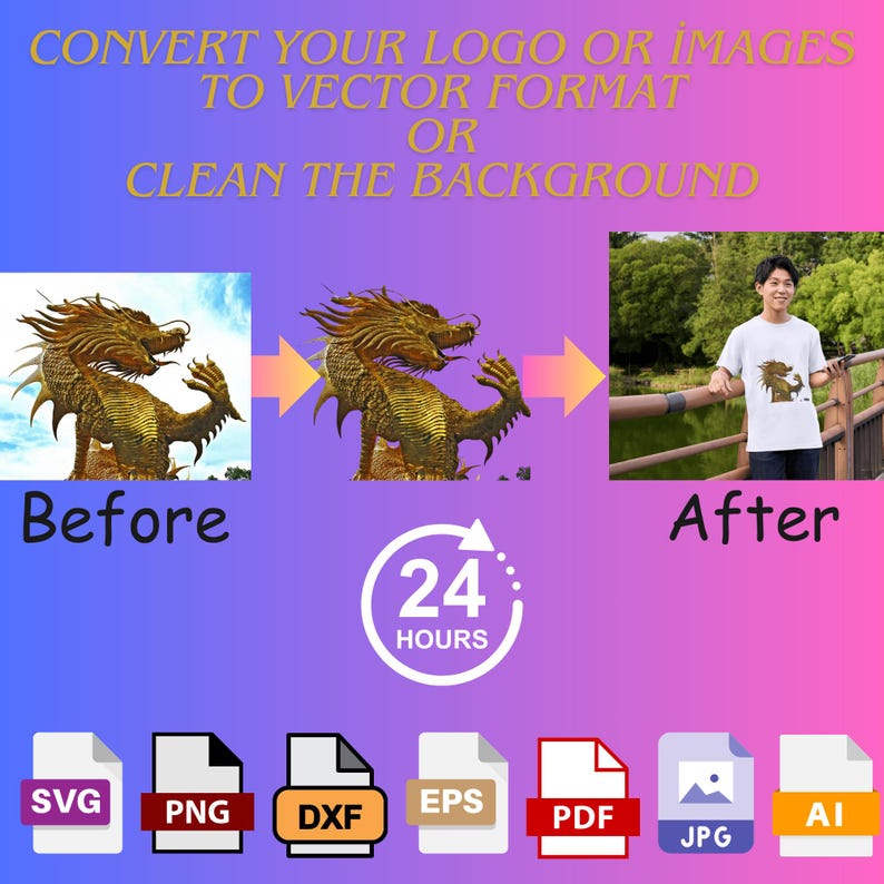 Image to Vector | Background Remove | Vectorization & Format Conversion ...