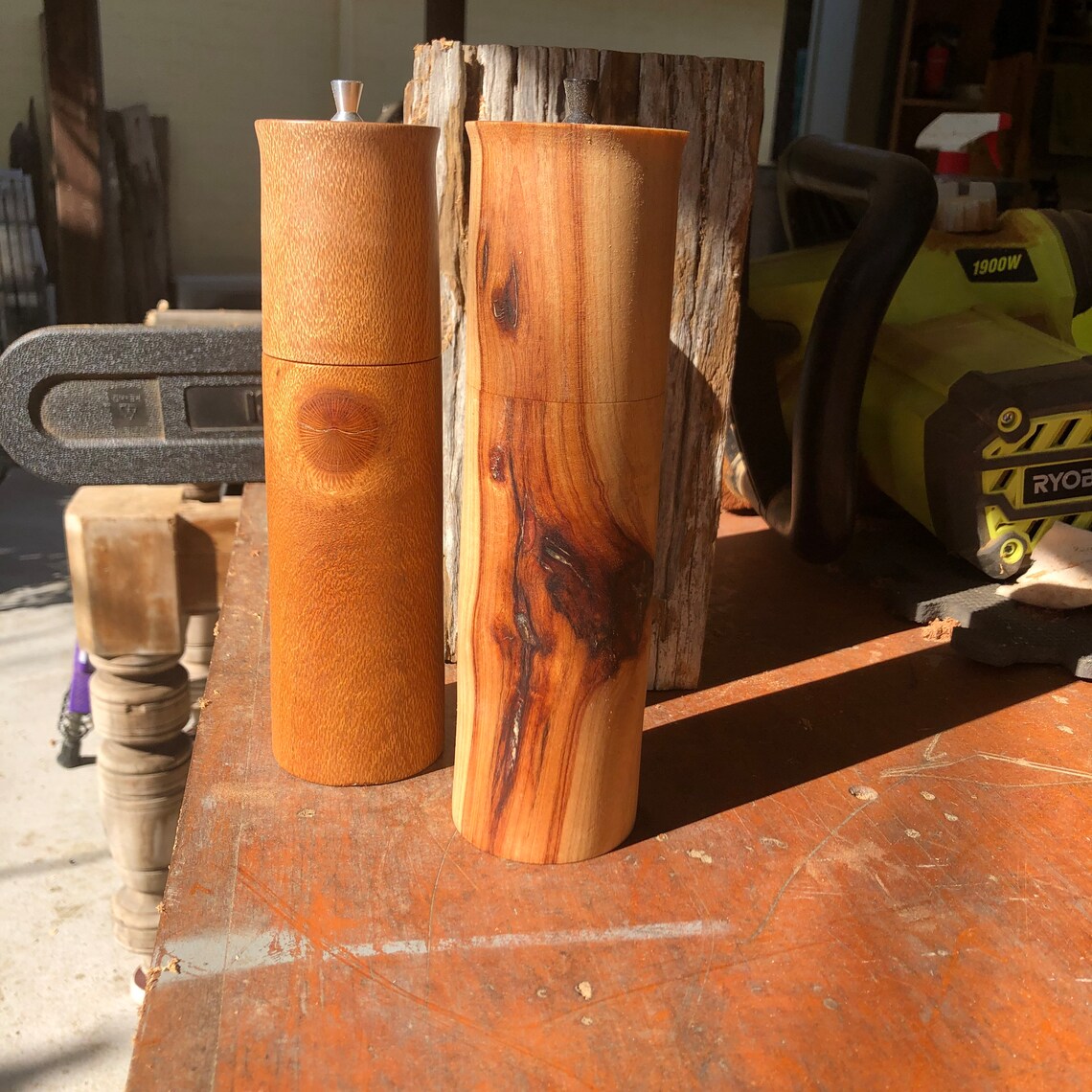 8 Pepper & Salt Grinder Set. Danish Grinder Mechanisms With Etsy