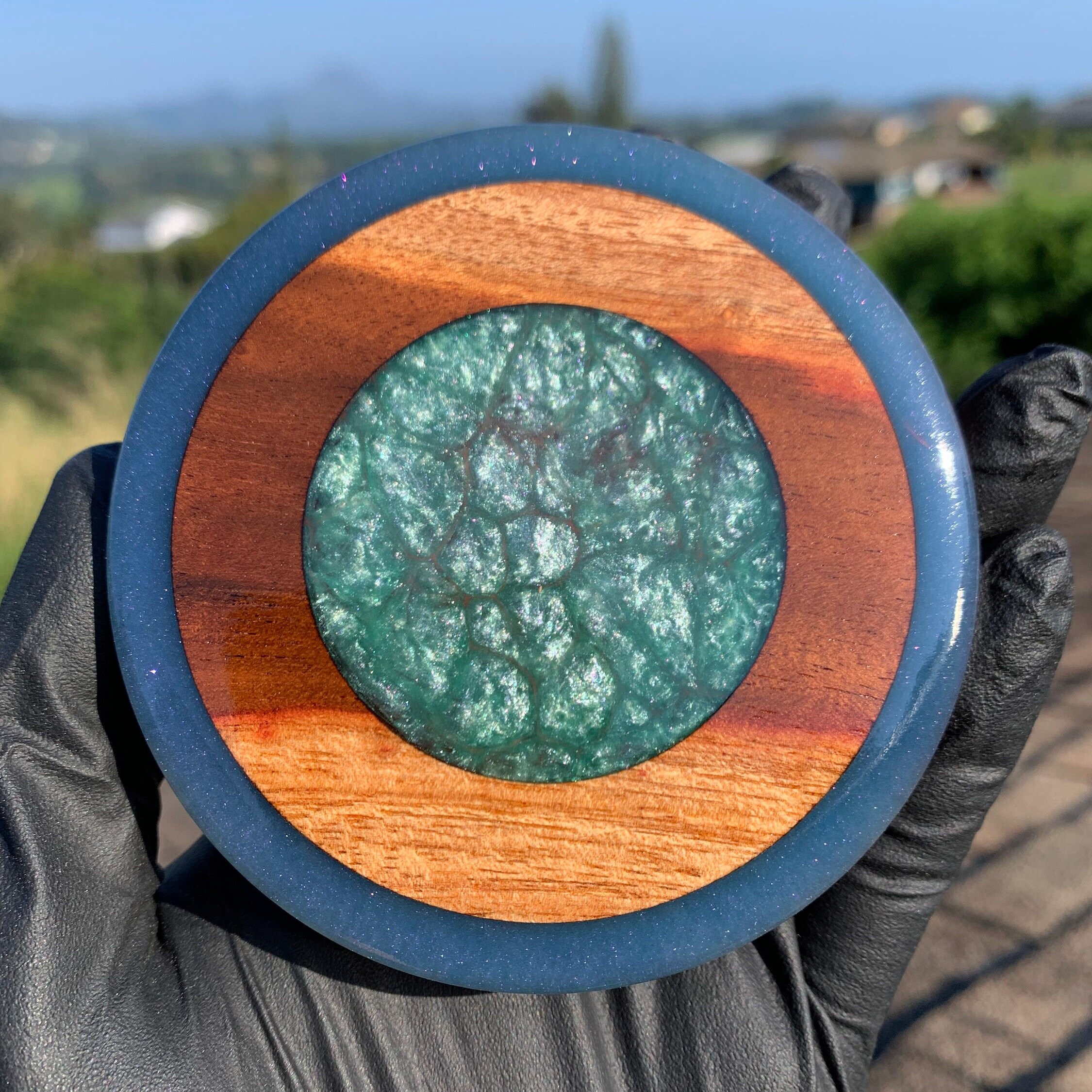 Made in Hawaii Premium GLOW Disc Golf Mini Marker Rare Red Etsy