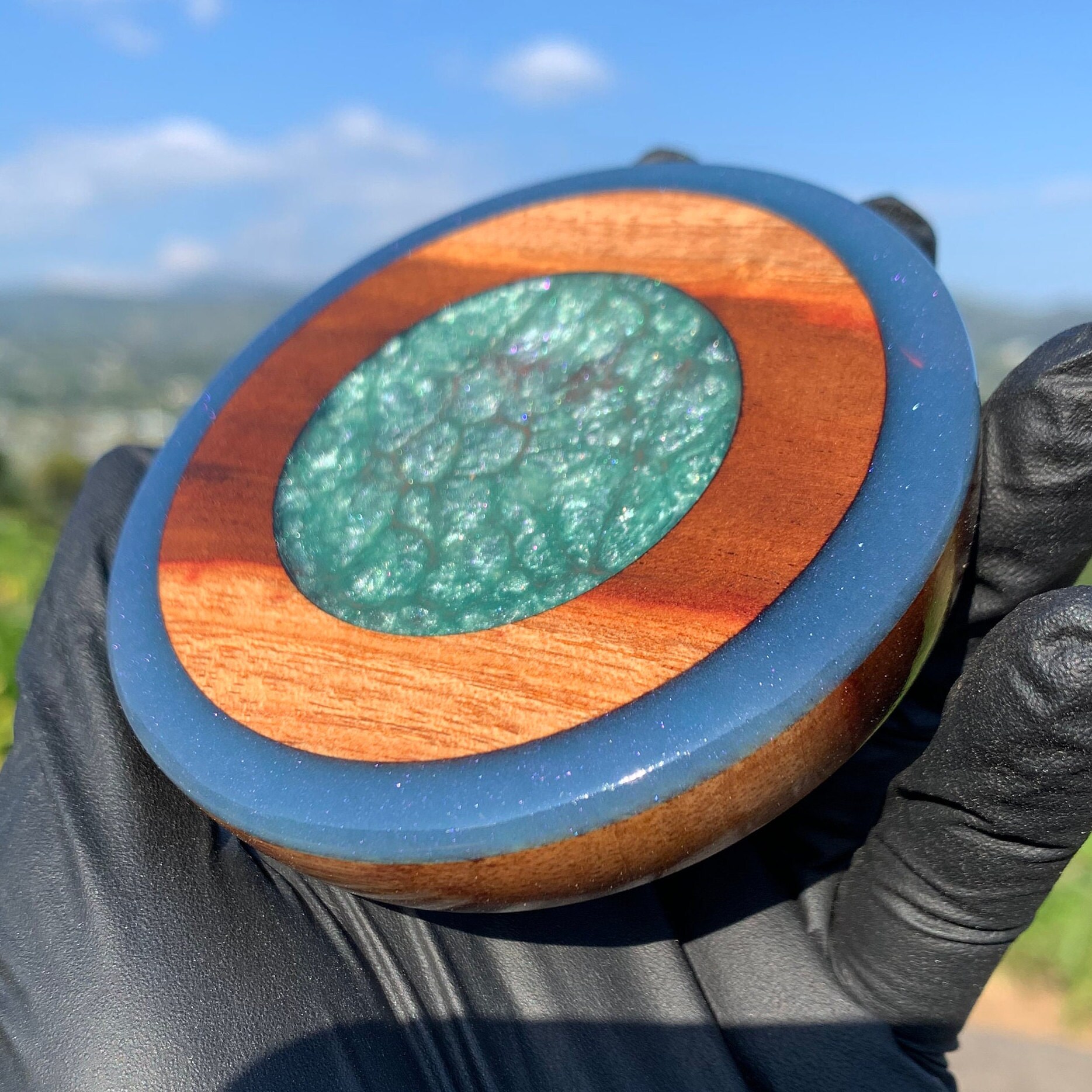 Made in Hawaii Premium GLOW Disc Golf Mini Marker Rare Red Etsy