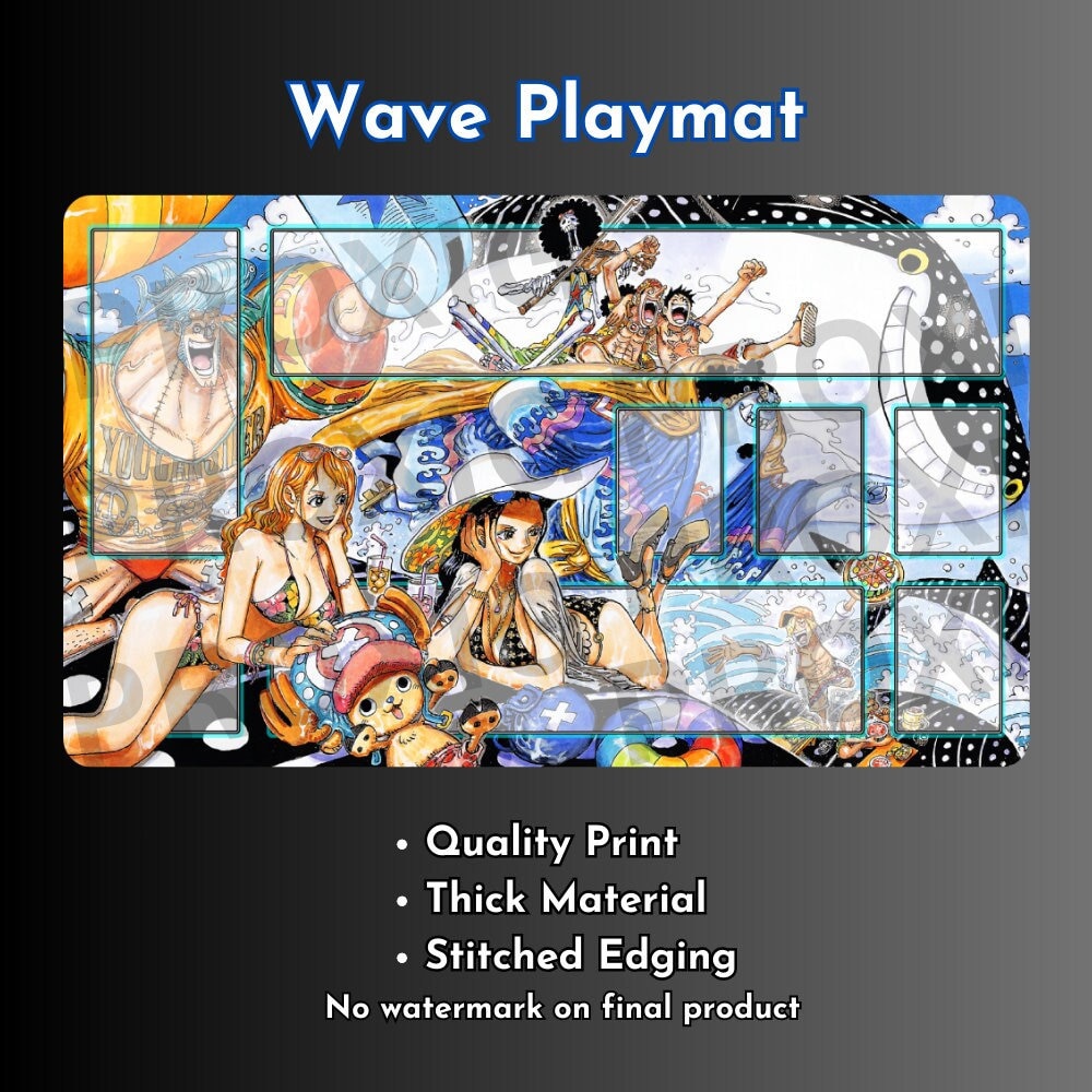 OP One Piece Perona Ghosts Dress Skirt Playmat TCG CCG Playmat Custom Card  Mat