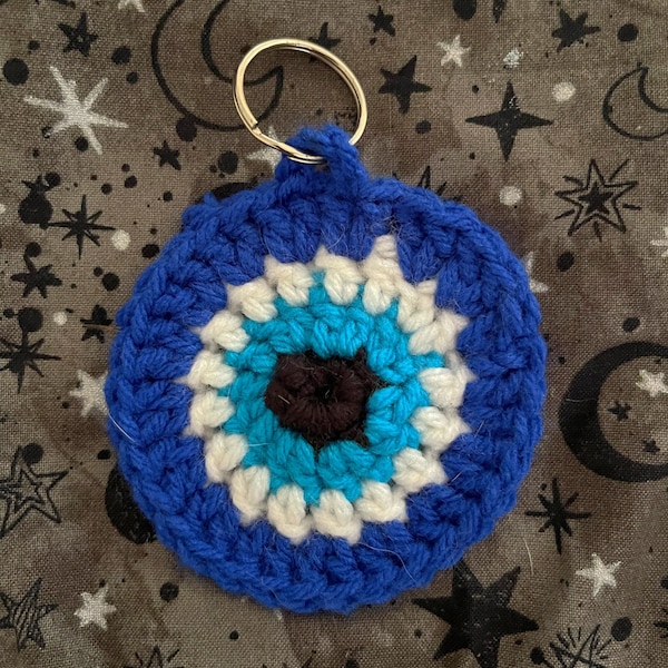Crochet Evil Eye Etsy