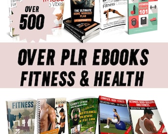 500+ Fitness & Wellness PLR Ebooks Bundle (PDF)