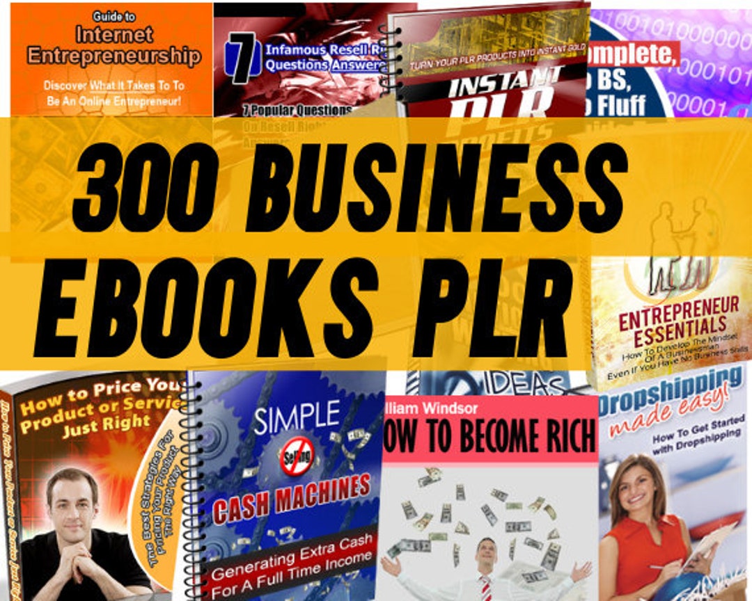 PLR Large Bundle of Business Ebook and Some PLR Articles Etsy