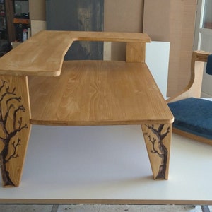 portable wooden desk , low desk,laptop stand,home office tatami,Work From Home Gift ,Mobile workstation,MacBook Stand